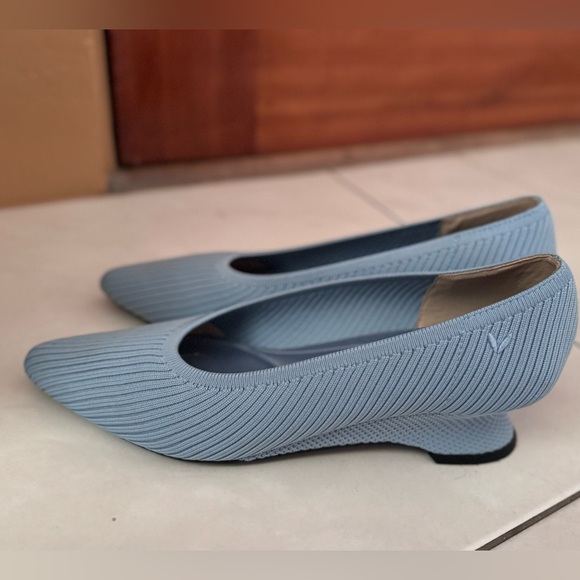 Vivaia wedge blue pumps - Picture 2 of 3